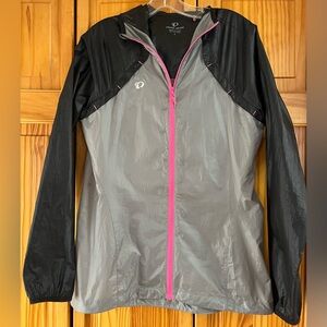 Pearl Izumi Women's Black and Gray Windbreaker